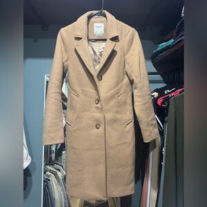 Abercrombie & Fitch Camel Trench Coat